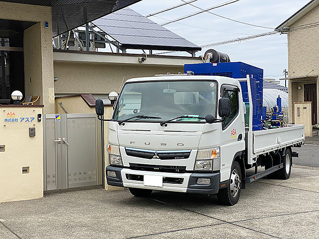 高圧洗浄車　SJ2000（外壁・石綿管専用）